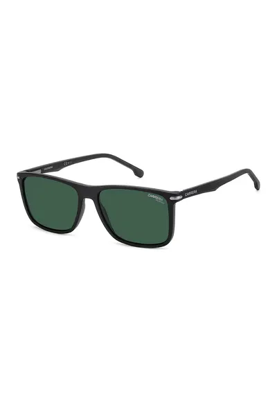 Ochelari de soare patrati cu logo - Negru stins
