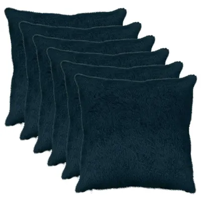 vidaXL Husă pentru pernă 6 buc. HEERLEN Albastru marin 70 x 70 cm