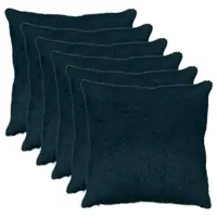 vidaXL Husă pentru pernă 6 buc. HEERLEN Albastru marin 70 x 70 cm