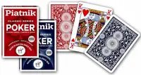 Cărți de joc Piatnik - poker classic series, albastri