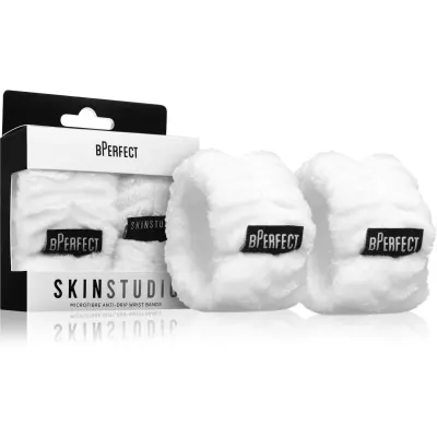 BPerfect Skin Studio Wristbands brățară absorbantă pentru spălarea feței cu microfibre 2 buc