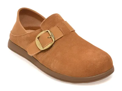 Pantofi GRYXX maro, 6378, din piele intoarsa