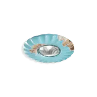 Faretto a Incasso Gu10 / Spot Light Retro Vintage Finish Via - Vintage Azzurro C480