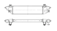 Compresor intercooler potrivit FIAT FULLBACK; MITSUBISHI L200 TRITON, PAJERO SPORT III 2.2D 2.4D 11.14-