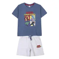 Set doua piese tricou si pantaloni scurti, Marvel