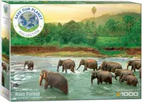 Puzzle Eurographics din 1000 de piese - Padurea tropicala