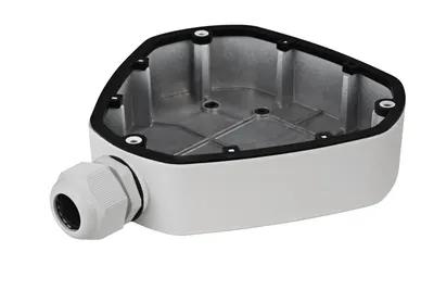 Hikvision Junction box DS-1280ZJ-DM25 compatibil cu DS-2CD6332FWD-XXX, DS-2CD6362F-XXX aluminiu, alb.