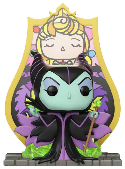 Figurină Funko POP! Deluxe: Sleeping Beauty - Maleficent (Stained Glass) #1610