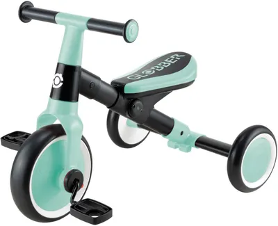 Tricicletă 2 în 1 Globber - Learning Trike, mentă