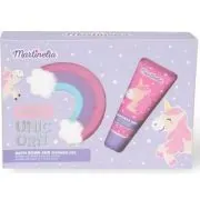 Set crema de corp si bomba de baie, Martinelia Little Unicorn
