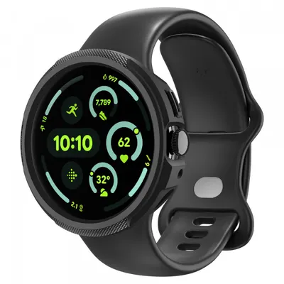 Husa Spigen Liquid Air pentru Google Pixel Watch 4 41mm, Neagra Mata ACS09483