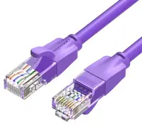 Cablu de rețea Vention - IBEVF, RJ45/RJ45, 1m, mov
