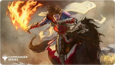 Covoraș pentru jocuri cu cărți Ultra Pro - Magic The Gathering: Commander Series 8, Syr Gwyn, Hero of Ashvale