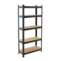 Raft Negru 70Wx30Dx150Hcm pentru depozitare din otel ROTOR