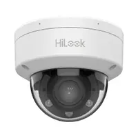 Camera supraveghere IP Dome cu iluminare duala Hikvision HiLook IPC-D620HA-LZU, 2 MP, IR/lumina alba 30 m, 2.8-12 mm, microfon, detectare miscare, slot card, PoE