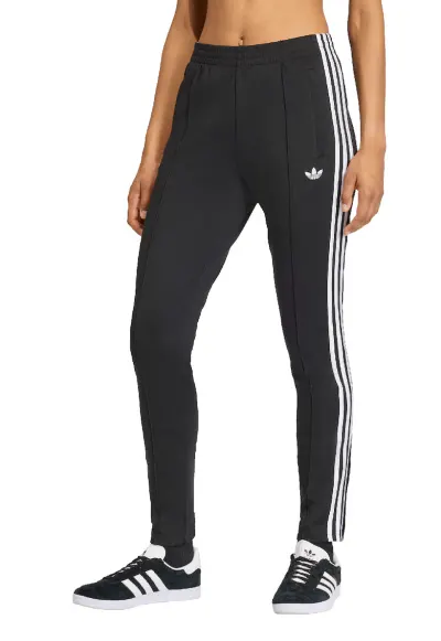 Pantaloni de trening slim fit cu logo - Alb/Negru