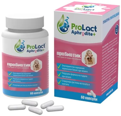 Aphrodite+ Probiotic pentru femei, 60 capsule, ProLact