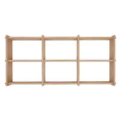 Raft în culoare naturală etajat din lemn de stejar 37 cm Grid – OYOY Living Design