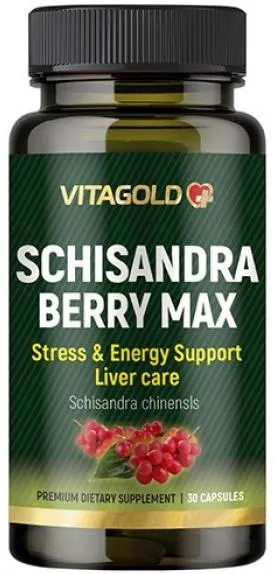 Schisandra Berry Max, 30 capsule, Vitagold