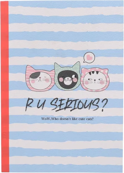 Caiet M&G So Many Cats - A5, 40 foi, rânduri largi, sortiment