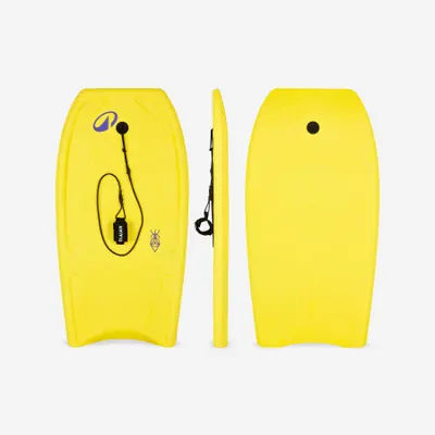 Bodyboard 100 un material preformat nivel începător Galben