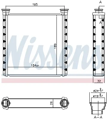 Schimbator caldura incalzire habitaclu potrivit BMW Seria 1 (F40), 2 (F45), 2 GRAN COUPE (F44), 2 GRAN TOURER (F46), I3 (I01), X1 (F48), X2 (F39); MINI (F55), (F56), (F57), CLUBMAN (F54), COUNTRYMAN (