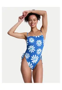 Costum de baie Femei - Poliester - Albastru - Albastru