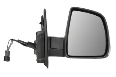 Oglinda laterala dreapta mecanica, convex, grund, cu senzor temperatura potrivit FIAT DOBLO II; OPEL COMBO D 09.14-12.22