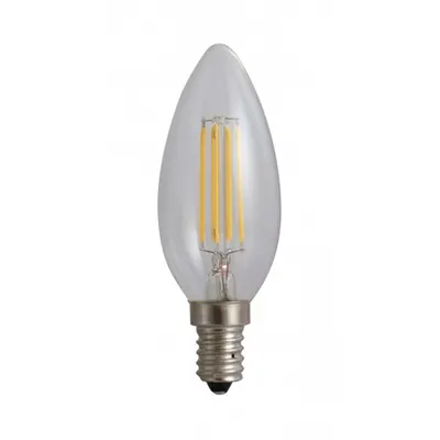 Bec Filament Lumanare E14, 4W=45W, 4000K, lumina neutra, 480Lm