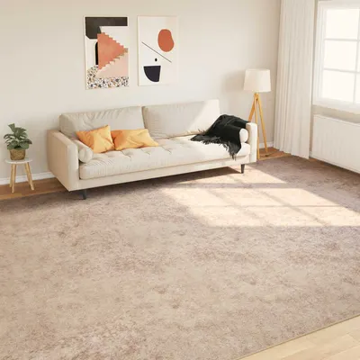 vidaXL Covor Runner MARSA Bej 300 x 400 cm Poliester și PVC