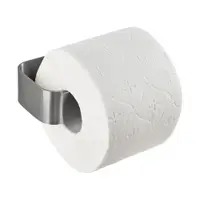 Suport pentru hârtie igienică argintiu mat de montat pe perete din oțel inoxidabil Ume – Zone
