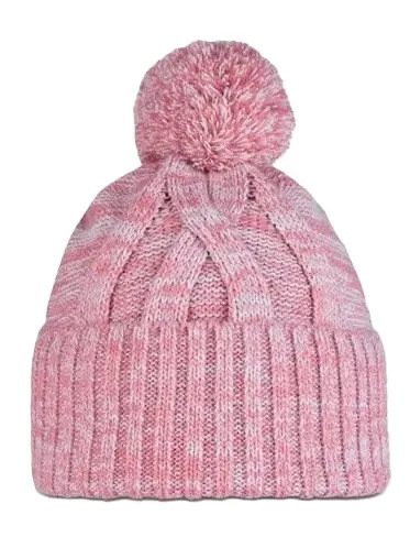 Căciulă pentru copii BUFF - Knitted & Fleece Beanie, roz