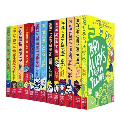 Baby Aliens Series Collection 13 Books Set By Pamela Butchart (Baby Aliens, The Spy, My Headteacher, Attack of the Demon, To Wee or Not to Wee, Icarus Was Ridiculous & MORE!)