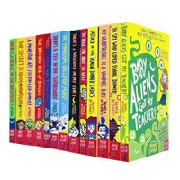 Baby Aliens Series Collection 13 Books Set By Pamela Butchart (Baby Aliens, The Spy, My Headteacher, Attack of the Demon, To Wee or Not to Wee, Icarus Was Ridiculous & MORE!)