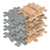 Covoras ortopedic senzorial puzzle Set Natura
