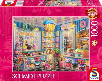 Puzzle Schmidt din 1000 piese - Brutăria cu flori