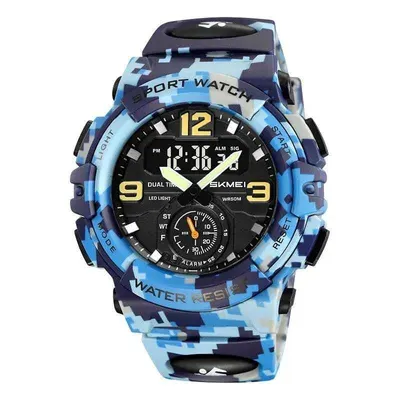 Ceas sport SKMEI 2341 digital, rezistent la apă 50M, cronometru, alarmă, iluminare LED