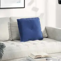 vidaXL Perna pentru spate Albastru Poliție 50 x 45 cm