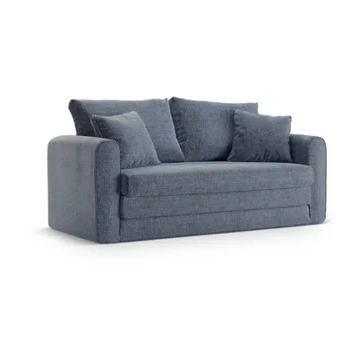 Canapea albastru prăfuit extensibilă 158 cm Lido – Micadoni