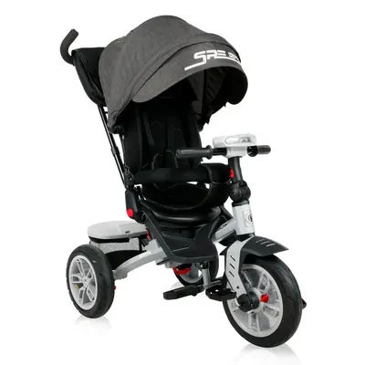 Tricicleta cu parasolar si scaun rotativ Lorelli Speedy Air Neagra