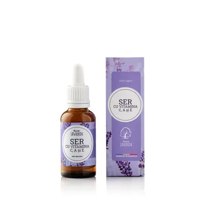 Ser cu Vitamine A,C,E, Nucul Din Lavandă, x 30 ml