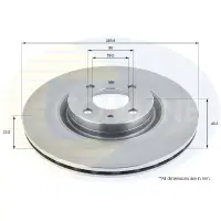 Disc frana COMLINE ADC1811V