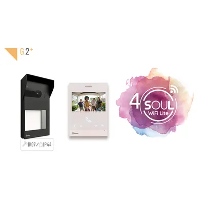 Kit videointerfon, monitor 4,3 inch Wi-Fi