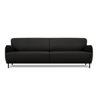 Canapea din piele Windsor & Co Sofas Neso, 235 x 90 cm, negru