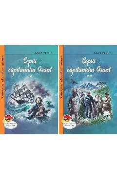 Pachet 2 volume: Copiii capitanului Grant