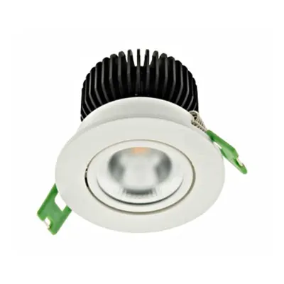 LED Downlight 68 8,5W CRI 95 IP44 Dim to warm, alb