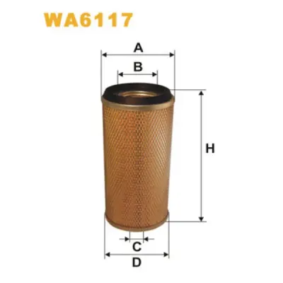 Filtru aer WIX FILTERS WA6117