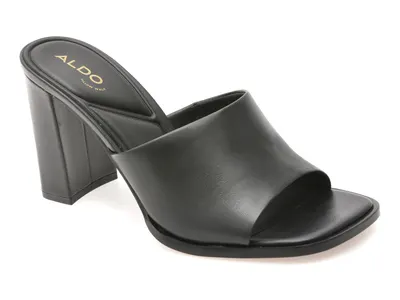 Papuci eleganti ALDO negri, RE-SOPHIA 001, din piele naturala