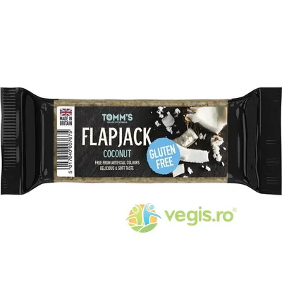 Baton Energizant cu Nuca de Cocos fara Gluten Flapjack Tomm's 100g