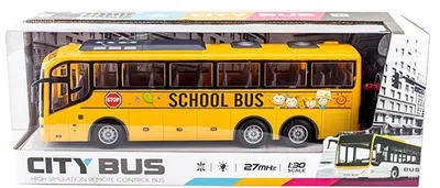 Jucarie Ocie - Autobuz scolar City Bus, ora 13:30.